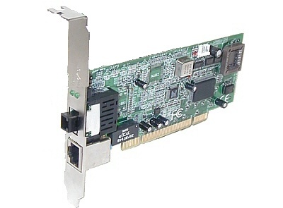 100Base-FX MM MT-RJ and 10/100Base-TX RJ-45 32-Bit PCI Combo Card
 
